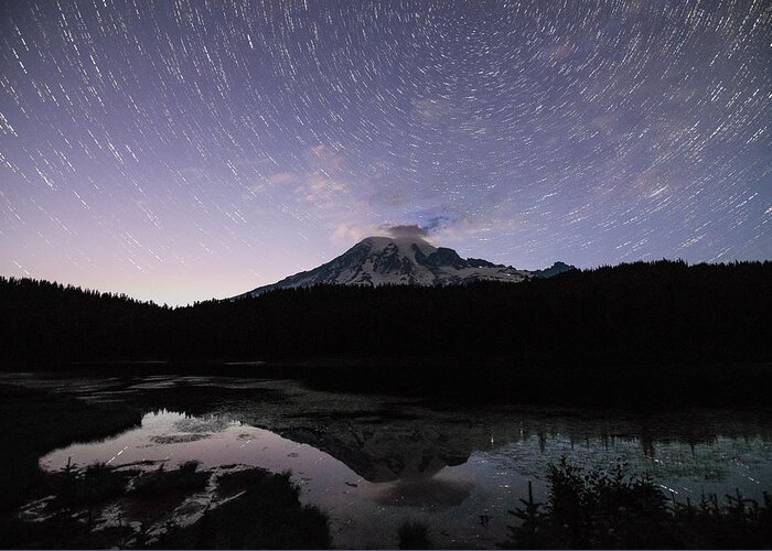 Mount Rainier Greeting Card featuring the photograph Spin Cycle #1 by Kristopher Schoenleber