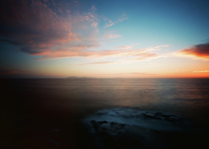 Coronado Greeting Card featuring the photograph Sunset Over the Coronado Islands #1 by Hugh Smith