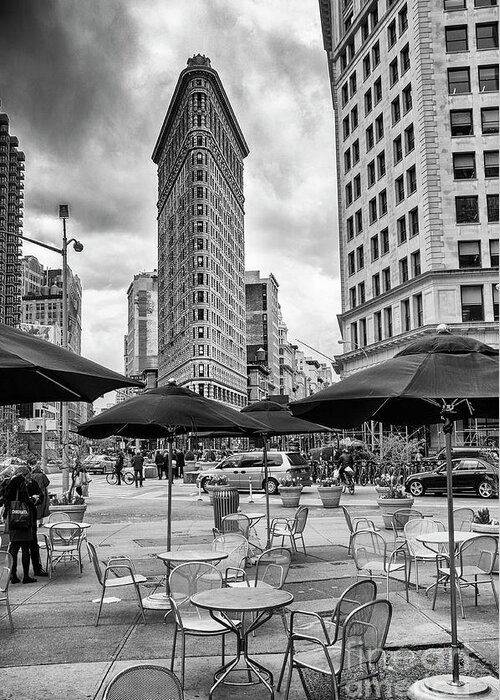America Greeting Card featuring the photograph The Flatiron Building #2 by Jim Orr