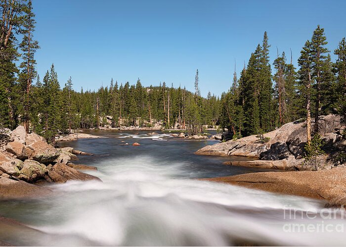 Tuolumne River Greeting Card featuring the photograph Tuolumne River by Sharon Seaward