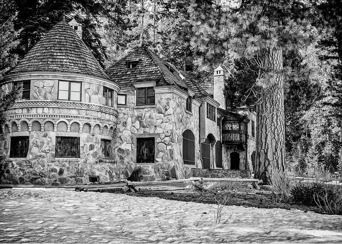 Architecture Greeting Card featuring the photograph Vikingsholm Castle Lake Tahoe #1 by Donald Pash