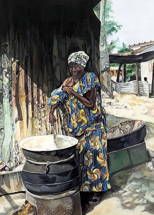 Village Mother Painting by Timothy Giles