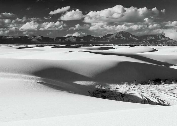 New Mexico Greeting Card featuring the photograph White Sands Afternoon #2 by Alan Vance Ley