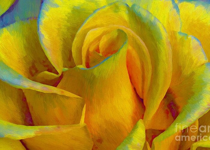 John+kolenberg Greeting Card featuring the photograph Yellow Rose #2 by John Kolenberg