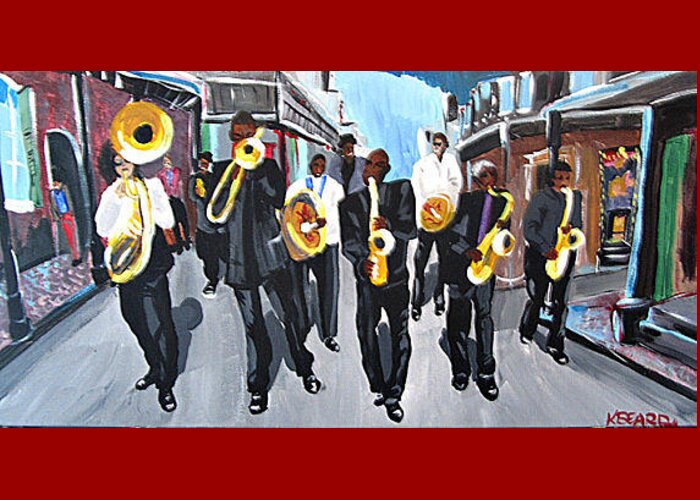 New Orleans Greeting Card featuring the painting 1000 Years by Kerin Beard