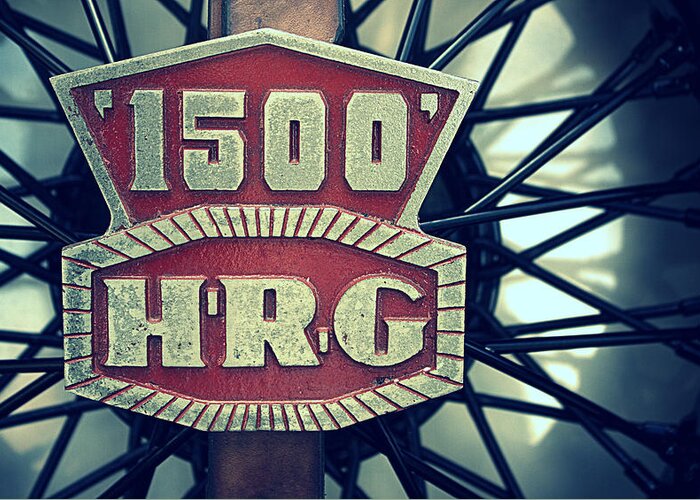 Hershey Pa Greeting Card featuring the photograph 1500 HRG Emblem by Joseph Skompski