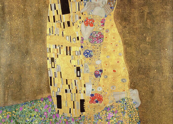 Klimt Greeting Card featuring the painting The Kiss by Gustav Klimt