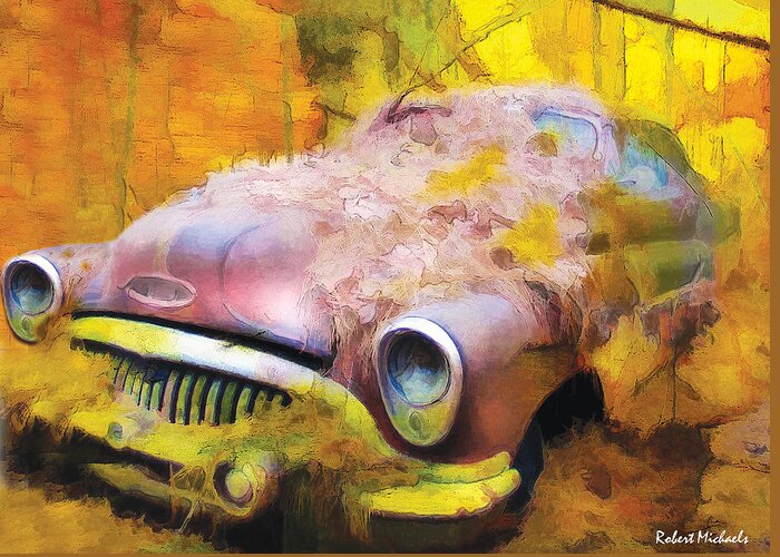  Greeting Card featuring the photograph 1953 Buick by Robert Michaels