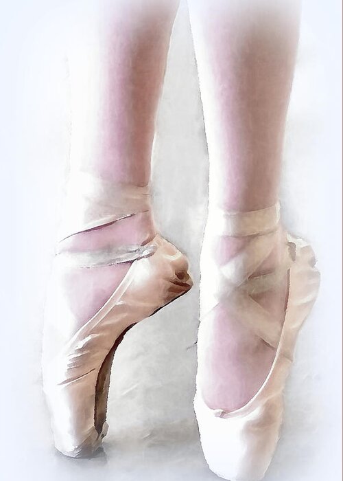 Ballet Greeting Card featuring the photograph Ballet Shoes #2 by Bill Howard