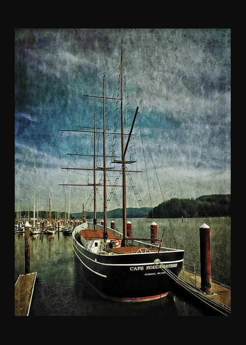 Nautical Decor Greeting Card featuring the photograph Cape Foulweather Tall Ship #2 by Thom Zehrfeld