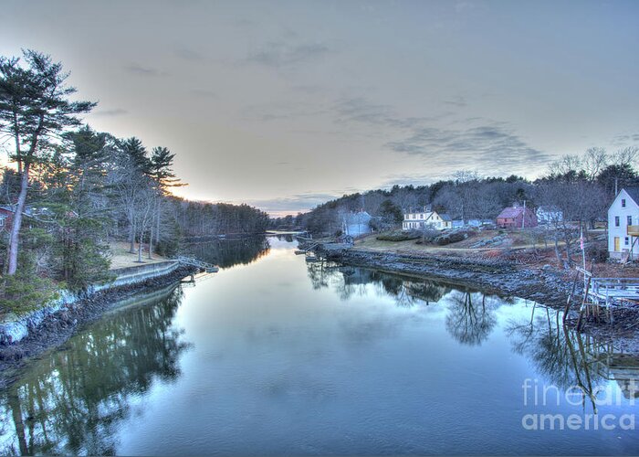 Landscape Greeting Card featuring the photograph Chauncy Creek #2 by David Bishop