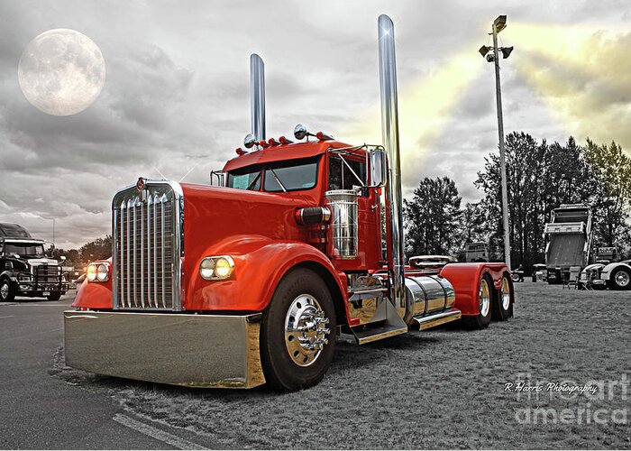 Big Rigs Greeting Card featuring the photograph Classic Kenworth #2 by Randy Harris