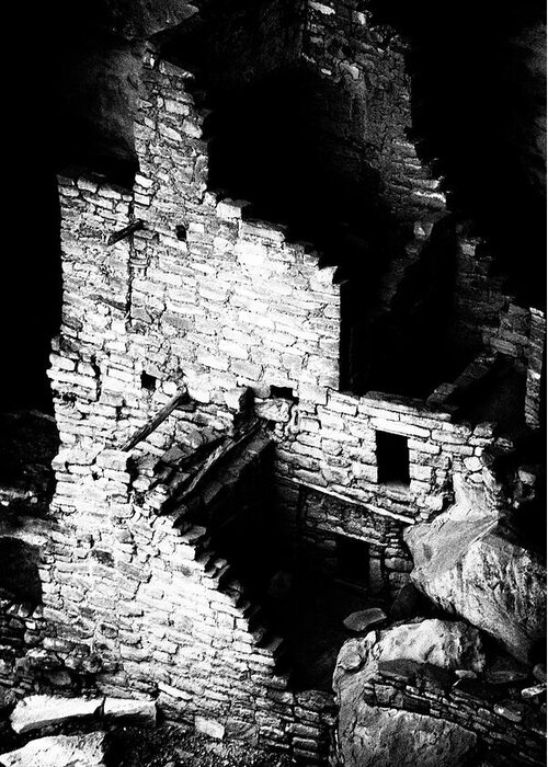 Cliff Dwelling Greeting Card featuring the photograph Cliff Palace #2 by Paul W Faust - Impressions of Light