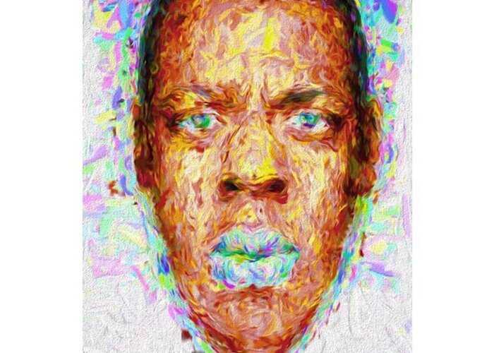 Hiphop Greeting Card featuring the photograph Jay-z May Have Come From The Streets #2 by David Haskett II
