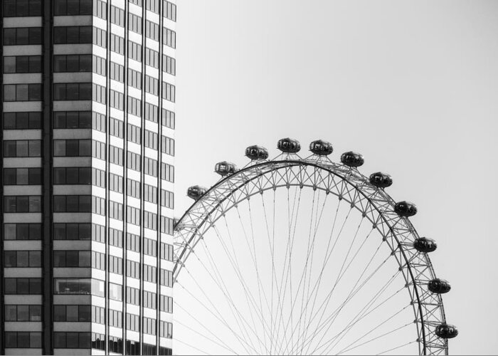 City Of London Greeting Card featuring the photograph London Eye #2 by Joana Kruse