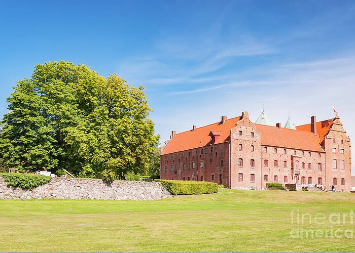 Skarhult Greeting Card featuring the photograph Skarhult Castle #2 by Antony McAulay
