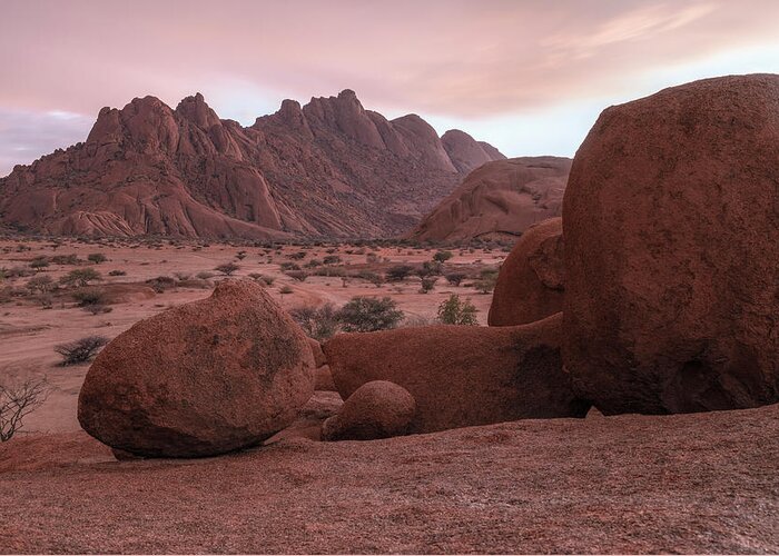 Spitzkoppe Greeting Card featuring the photograph Spitzkoppe - Namibia #2 by Joana Kruse