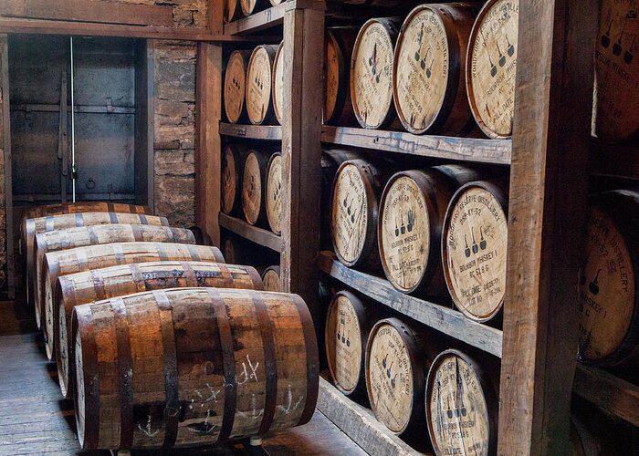 Kentucky Greeting Card featuring the photograph Whiskey Barrels #1 by John Daly