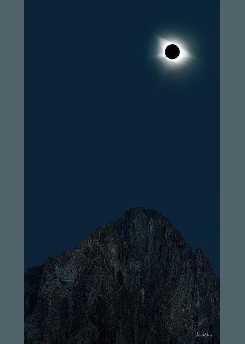 2017 Greeting Card featuring the photograph 2017 Eclipse by Leland D Howard