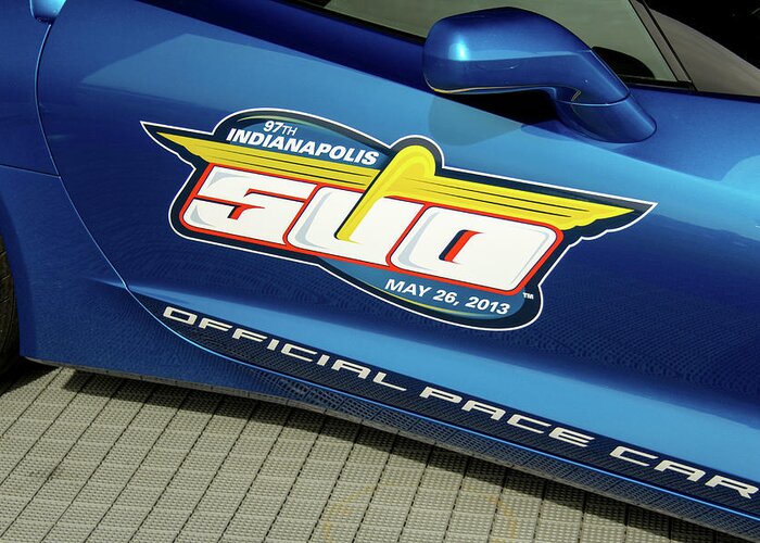 2013 Greeting Card featuring the photograph 2013 Indianapolis 500 Pace Car by Darrell Foster