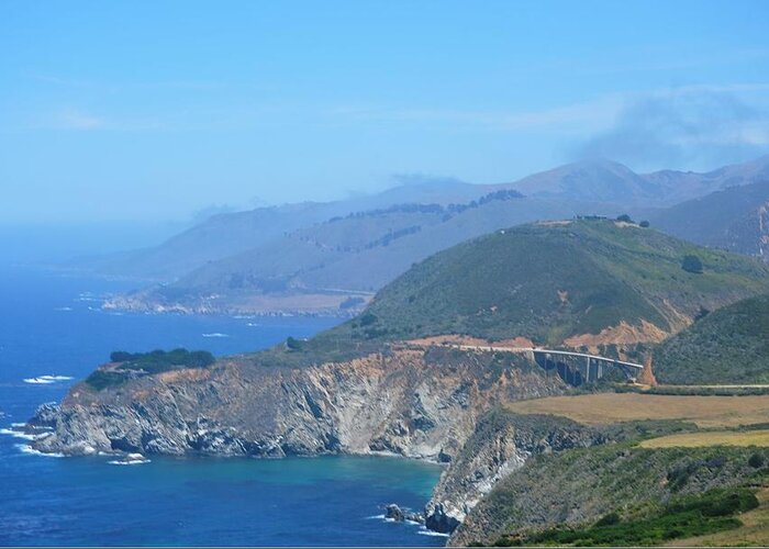 Landscape Greeting Card featuring the photograph Big Sur #21 by Marian Jenkins