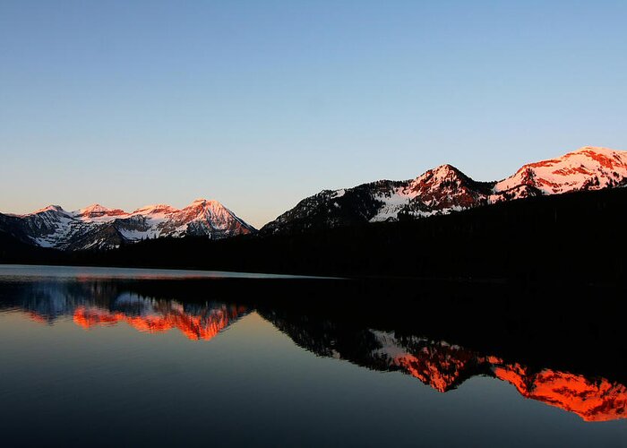 Colors Greeting Card featuring the photograph Mountain Lake #23 by Mark Smith