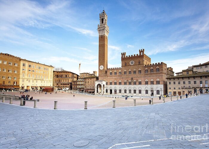 Ancient Greeting Card featuring the photograph Siena #26 by Andre Goncalves