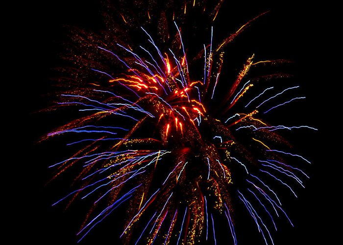 Fireworks Greeting Card featuring the photograph 4th of July by Bill Barber