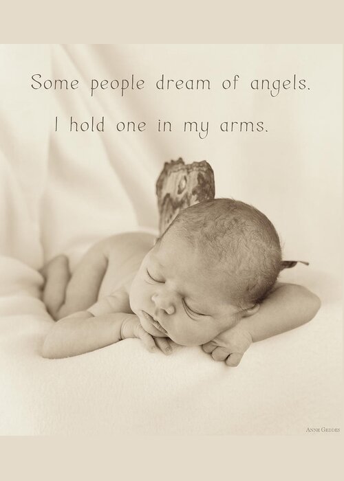 Fairy Greeting Card featuring the photograph Angels by Anne Geddes