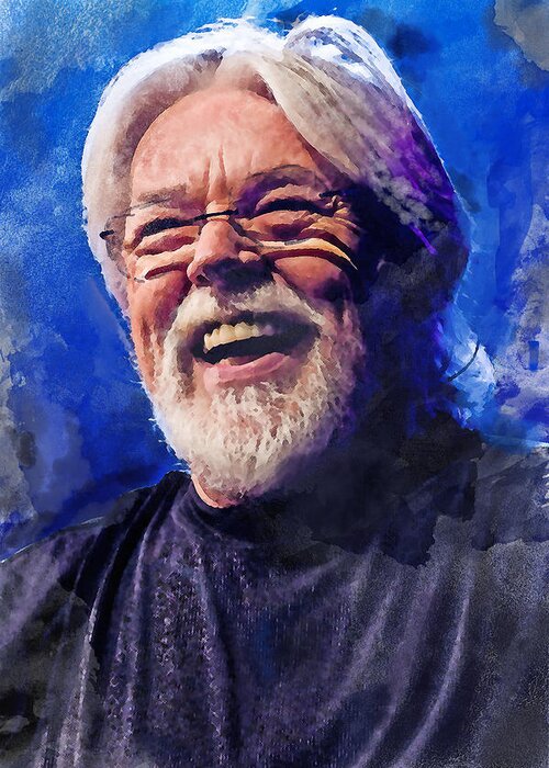 Music Greeting Card featuring the photograph Bob Seger #3 by Thomas Leparskas