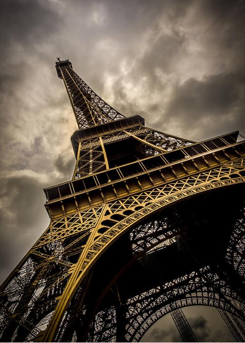 France Greeting Card featuring the photograph Eiffel Tower #3 by Mark Llewellyn