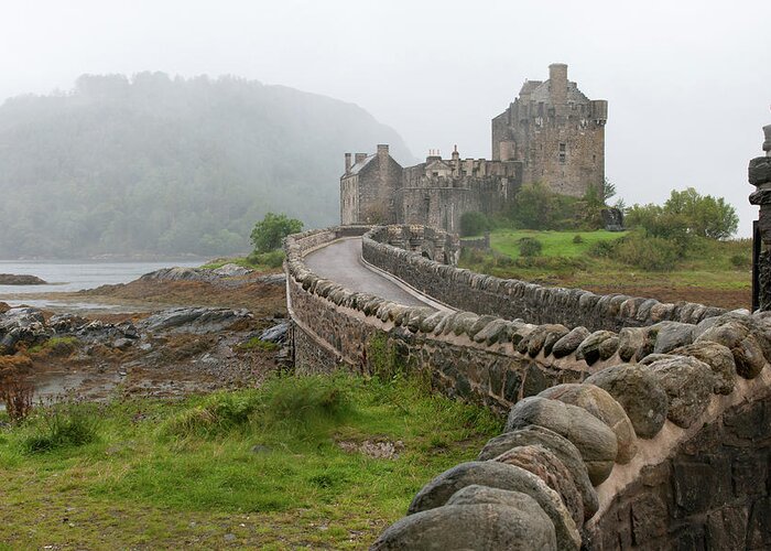 Landscape Greeting Card featuring the photograph Eilean Donan Castle by Michalakis Ppalis