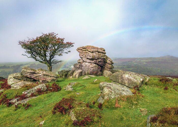 Holwell Tor Greeting Card featuring the photograph Holwell Tor - Dartmoor #3 by Joana Kruse