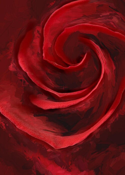 Roses Greeting Card featuring the photograph Unfurling Beauty 2 by George Robinson