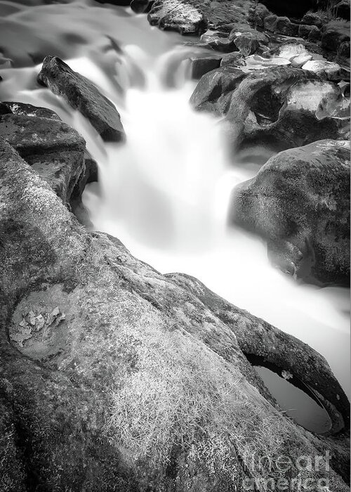 Bolton Abbey Greeting Card featuring the photograph Waterfall on The River Wharfe by Mariusz Talarek