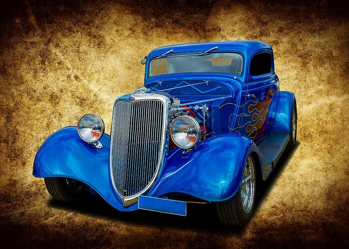 Car Greeting Card featuring the photograph 34 Coupe by Keith Hawley