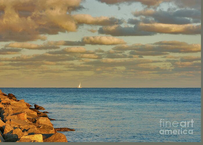 Singer Island Greeting Card featuring the photograph 35- Smooth Transition by Joseph Keane