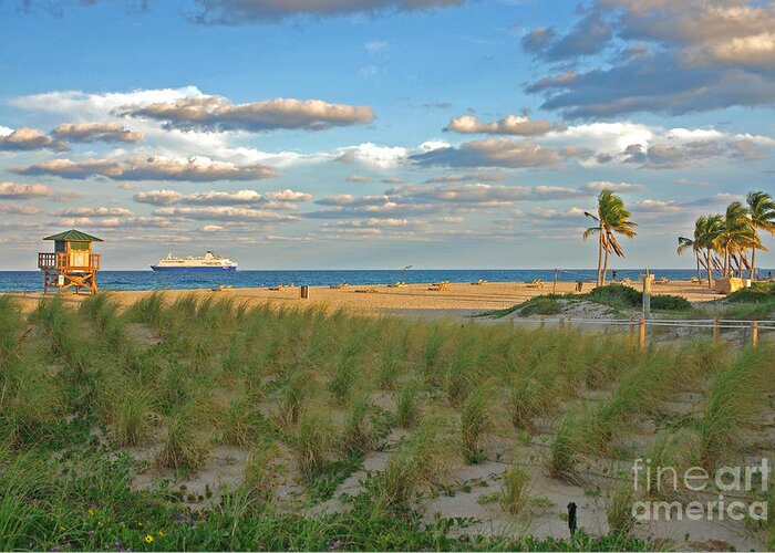 Sunset Greeting Card featuring the photograph 37- Singer Island Serenity by Joseph Keane