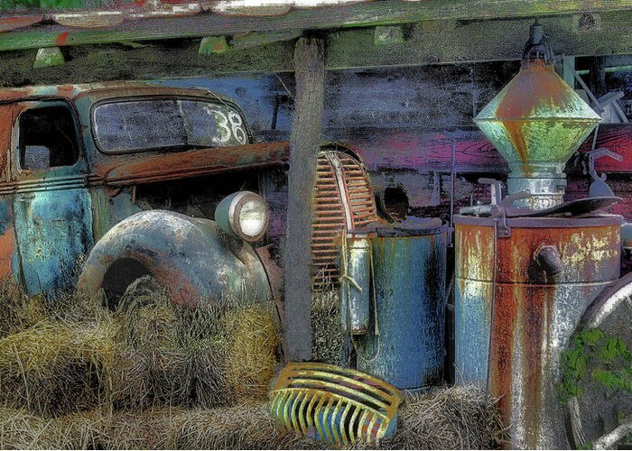 Trucks Greeting Card featuring the photograph 38 by William Griffin