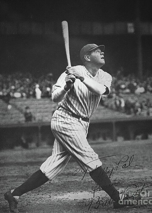 #faatoppicks Greeting Card featuring the photograph Babe Ruth by American School