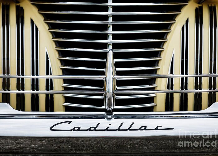 Cadillac Greeting Card featuring the photograph '40 Cadi #40 by Dennis Hedberg