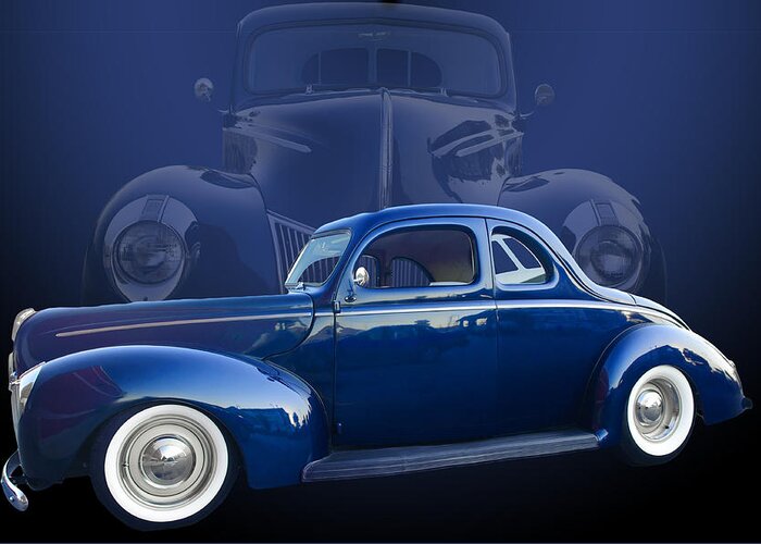 40 Greeting Card featuring the photograph 40 Ford Coupe by Jim Hatch