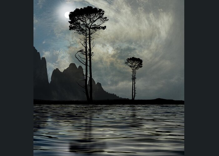 Trees Greeting Card featuring the photograph 4091 by Peter Holme III