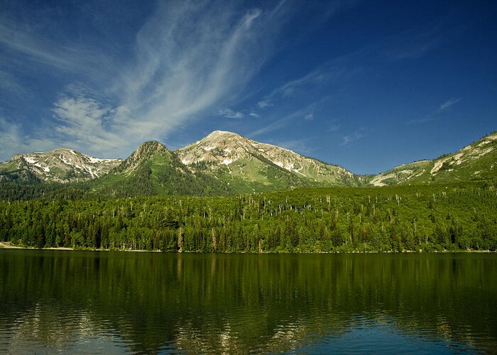 Colors Greeting Card featuring the photograph Mountain Lake #46 by Mark Smith