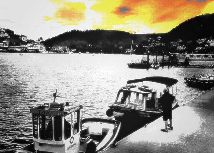 Beautiful Greeting Card featuring the photograph Boats #5 by Chris Drake