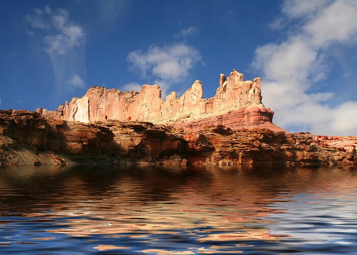 Red Rock Greeting Card featuring the photograph Red Rock Reflections #5 by Mark Smith