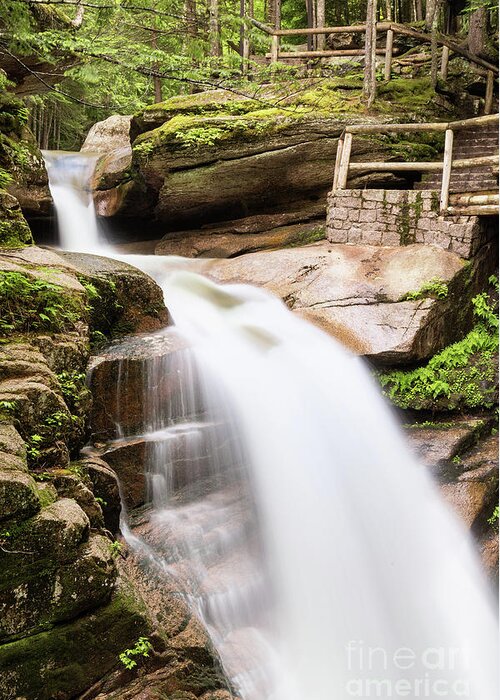 Sabbaday Falls Greeting Card featuring the photograph Sabbaday Falls #5 by Dawna Moore Photography
