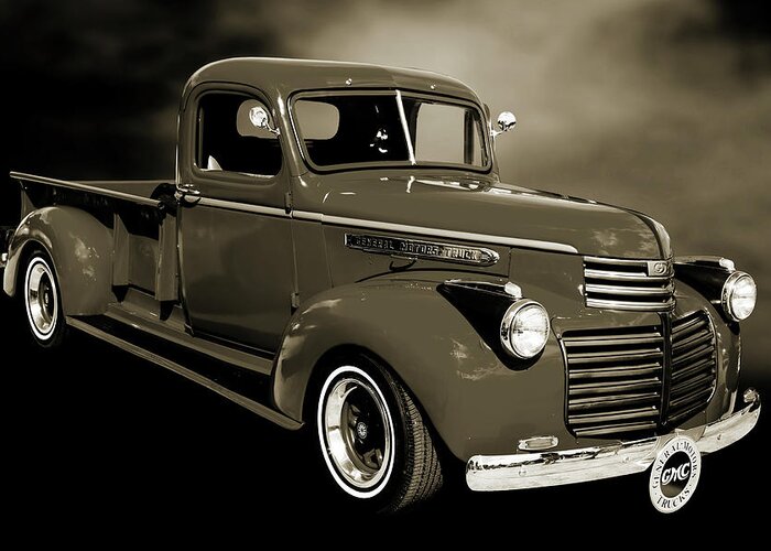 1946 Gmc Pickup Truck Greeting Card featuring the photograph 5514.04 1946 GMC Pickup Truck #551404 by M K Miller