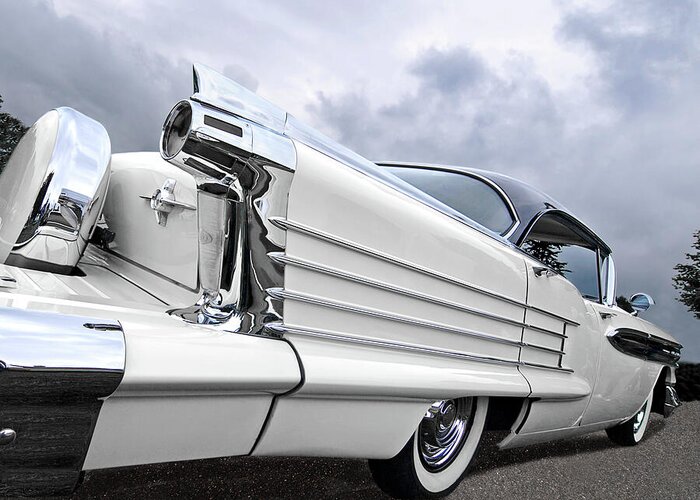 Oldsmobile Greeting Card featuring the photograph 58 Oldsmobile Rocket 88 by Gill Billington