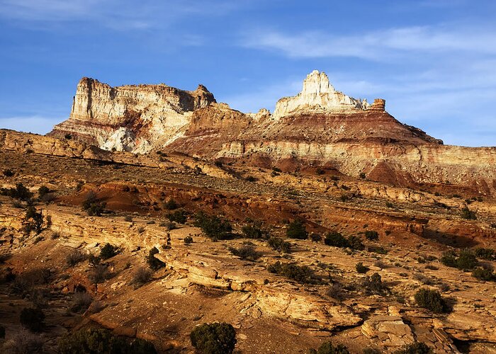 Red Rock Greeting Card featuring the photograph San Rafael Swell #59 by Mark Smith